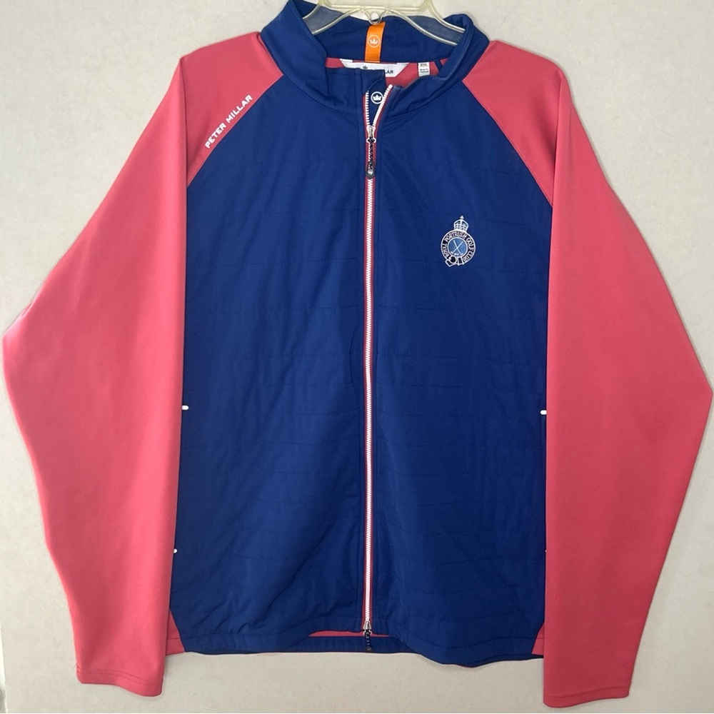 Peter Millar X Royal Portrush Golf Club HyperLight Merge Elite Hybrid Jacket XXL